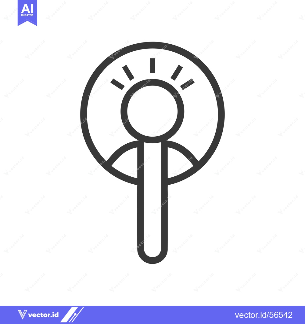 Premium Vector dari Line drawing of a person with a circle around their head and rays eman