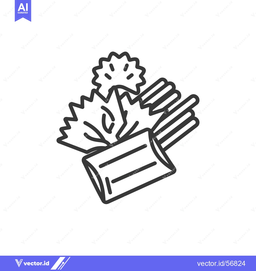 Premium Vector dari Line drawing of a single serving of sushi