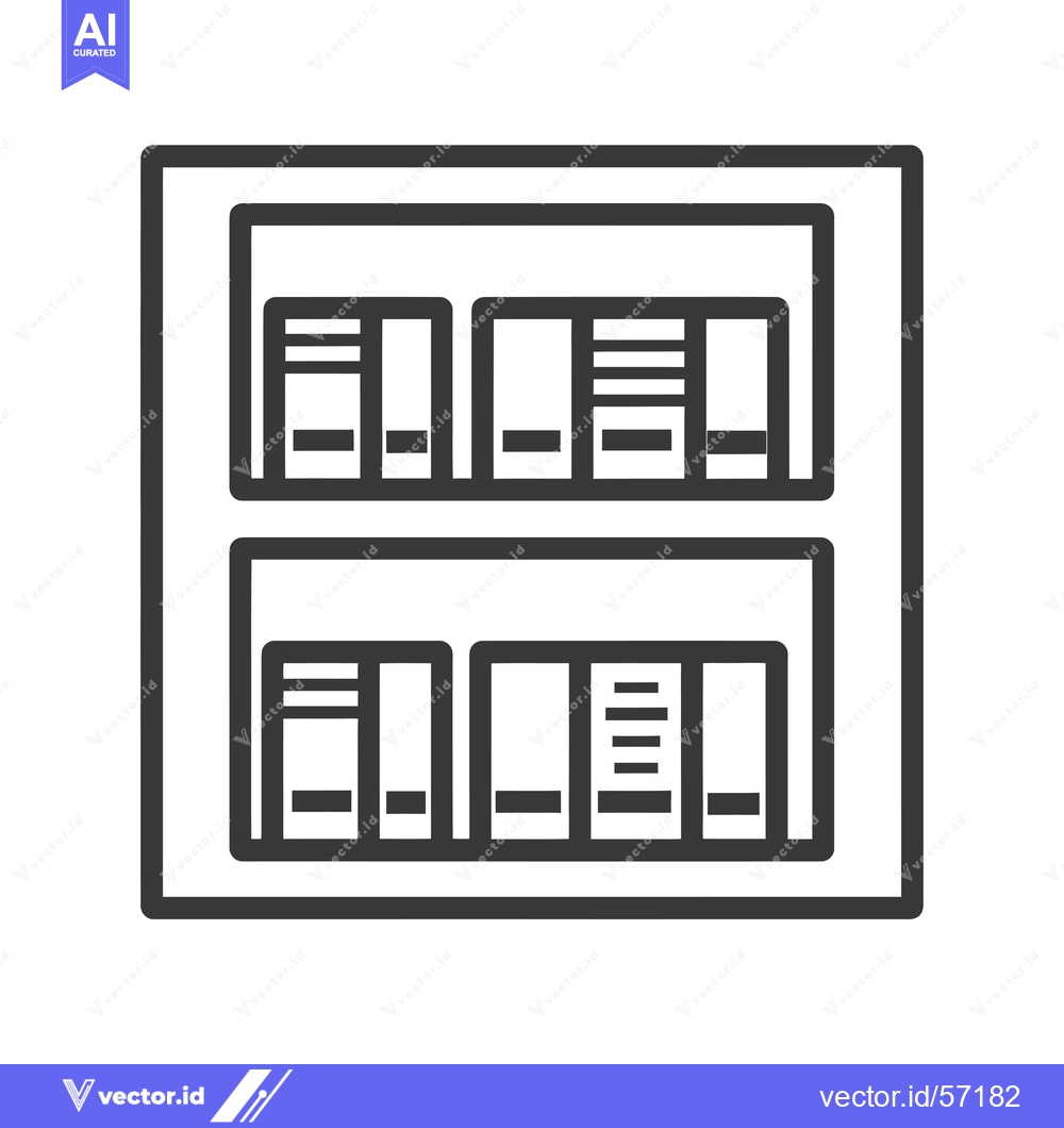 Premium Vector of Line Drawing of a Two-Story Building with Windows