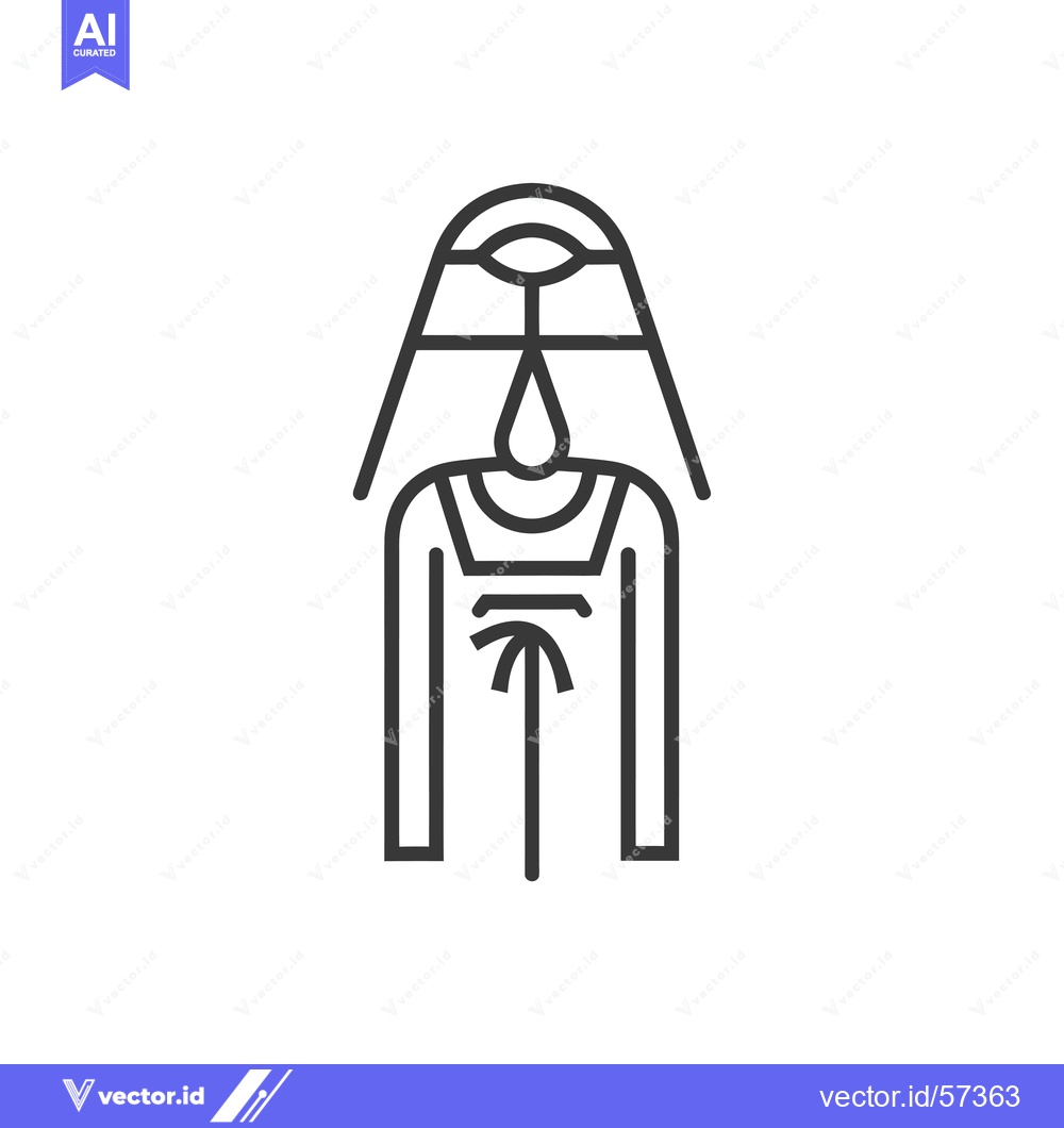 Premium Vector dari Line drawing of a woman wearing a veil and dress