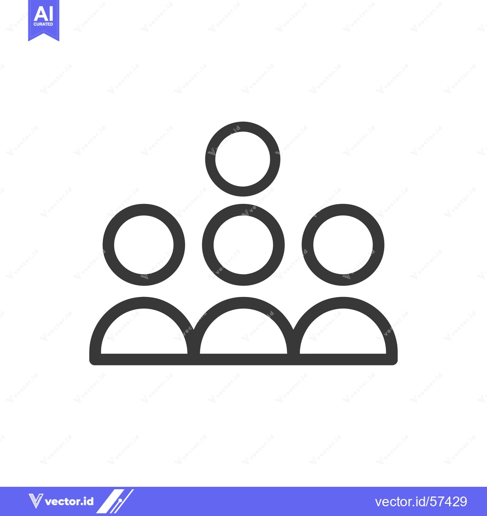 Premium Vector dari Line drawing of four people with one person raised above the others