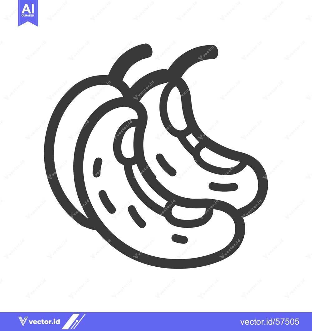 Premium Vector dari Line Drawing of Three Cucumbers