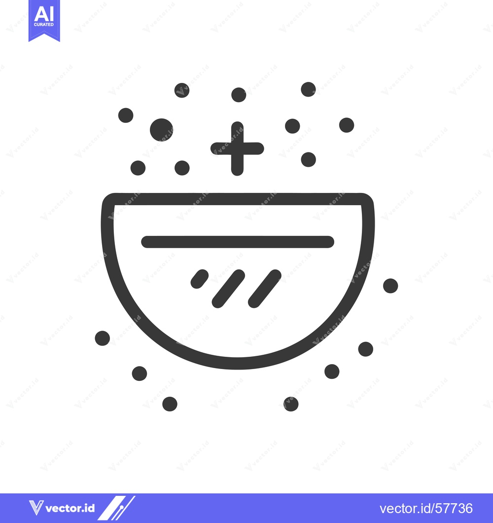 Premium Vector dari Line Icon of Half Watermelon with Plus Sign
