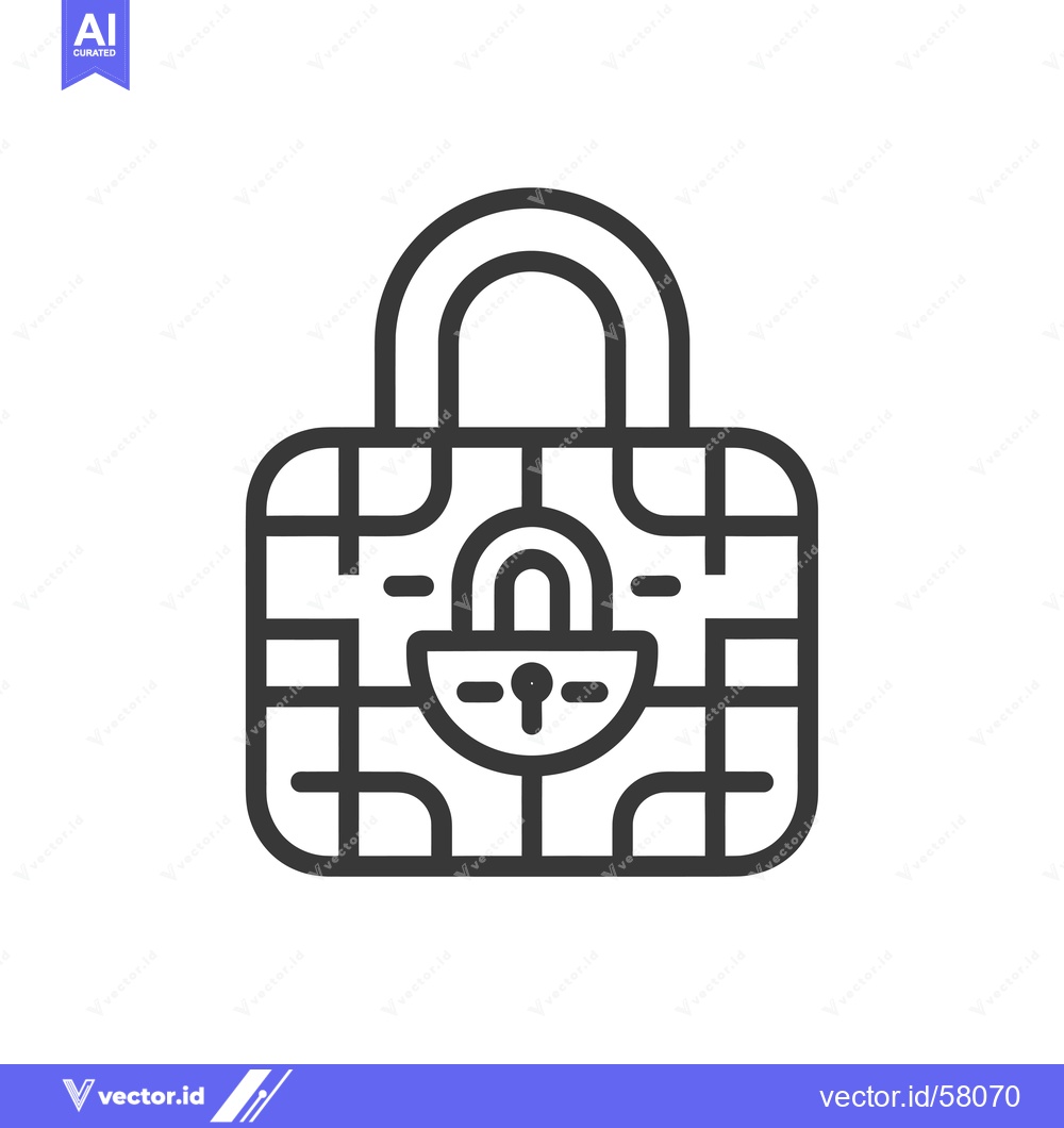 Premium Vector dari Locked Credit Card with Padlock Icon