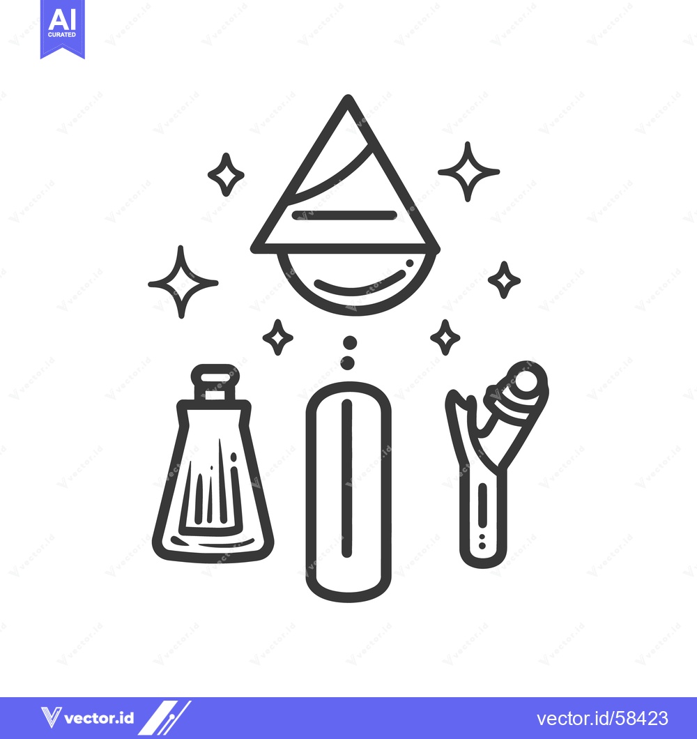 Premium Vector dari An illustration of mystical elements and symbols with stars