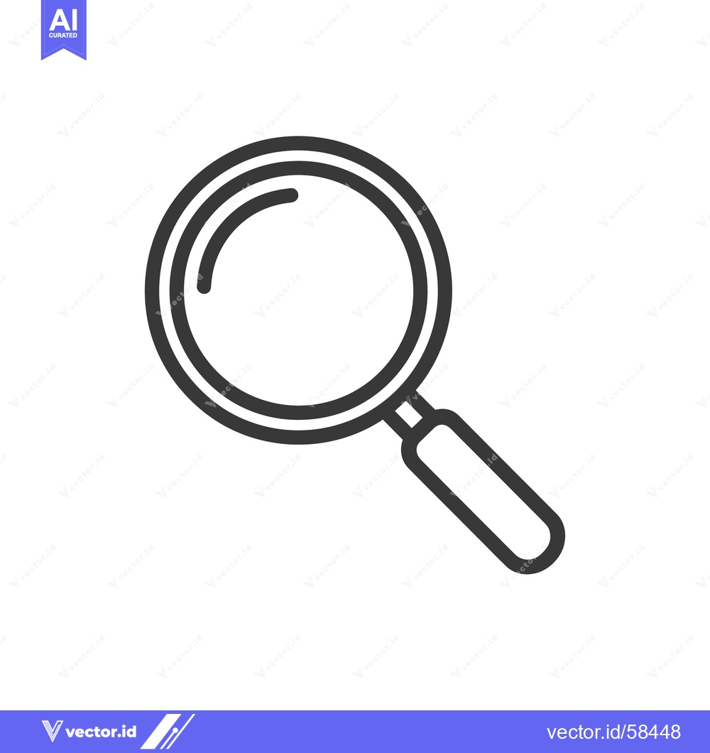 Premium Vector dari Simple Magnifying Glass Icon: Search, Discovery, and Exploration Symbo