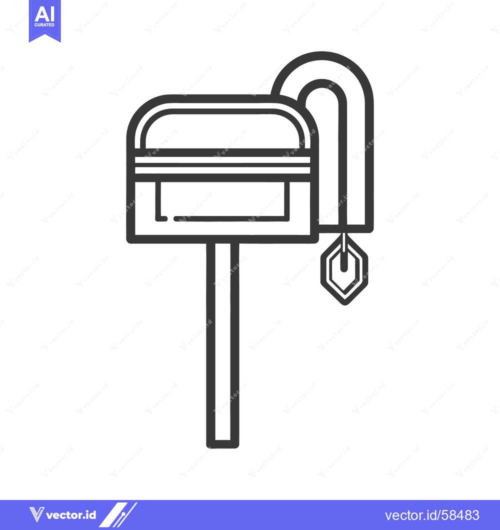 Premium Vector of An illustration representing a mailbox used for receiving postal deliv