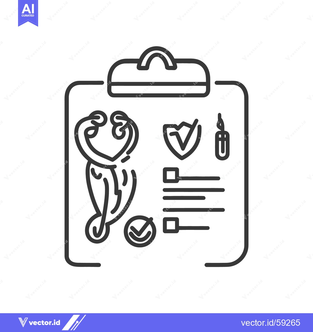 Premium Vector of An illustrated black and white representation of medical information