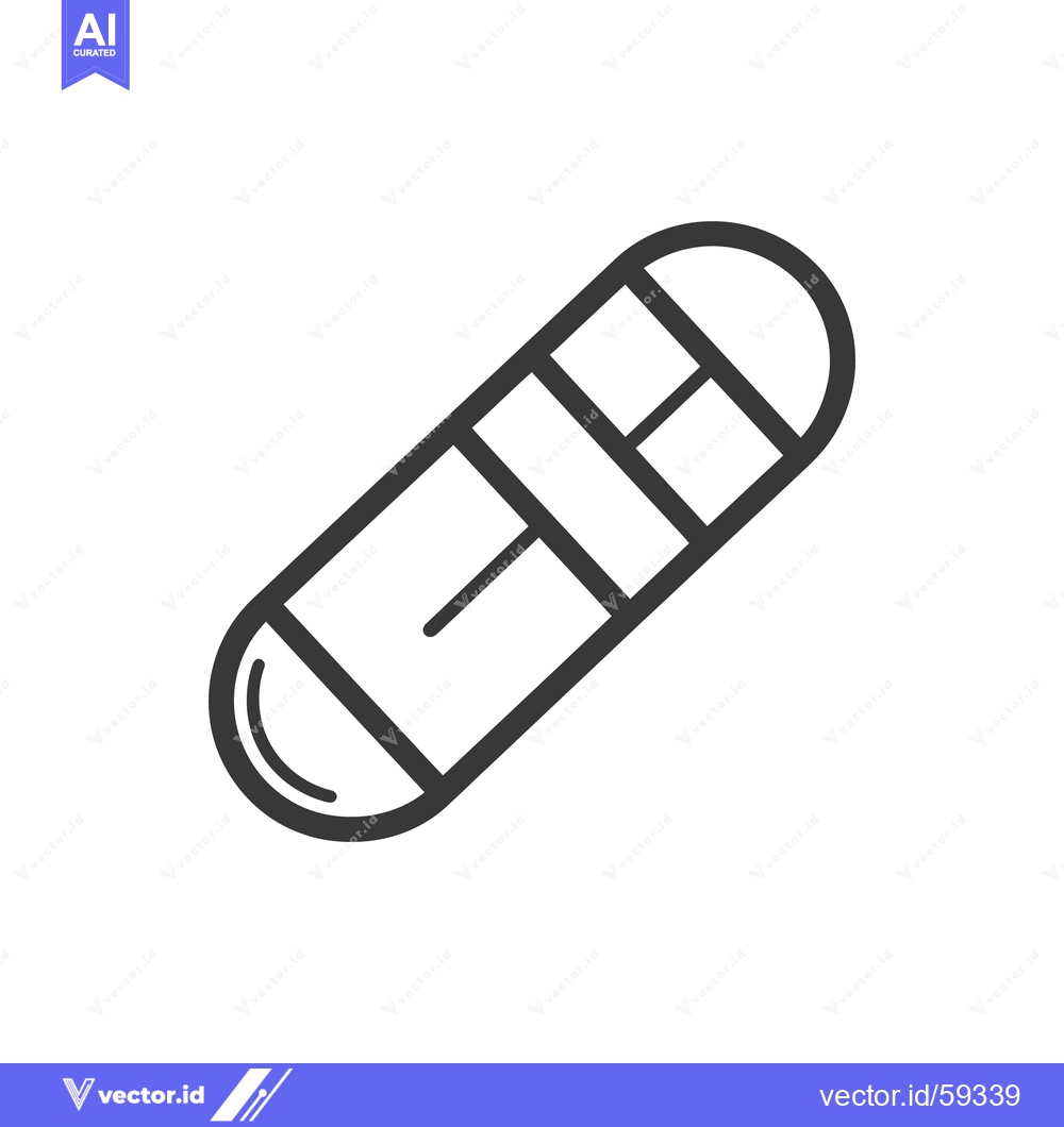 Premium Vector of A simple vector illustration depicting a sleek object or device