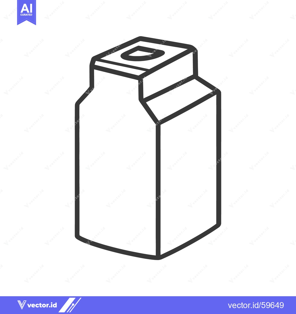 Premium Vector of A simple black and white illustration of a beverage container