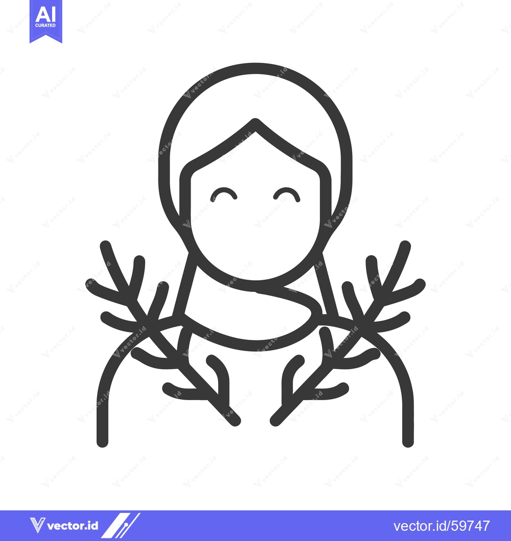 Premium Vector dari Woman with Olive Branches Symbol of Peace