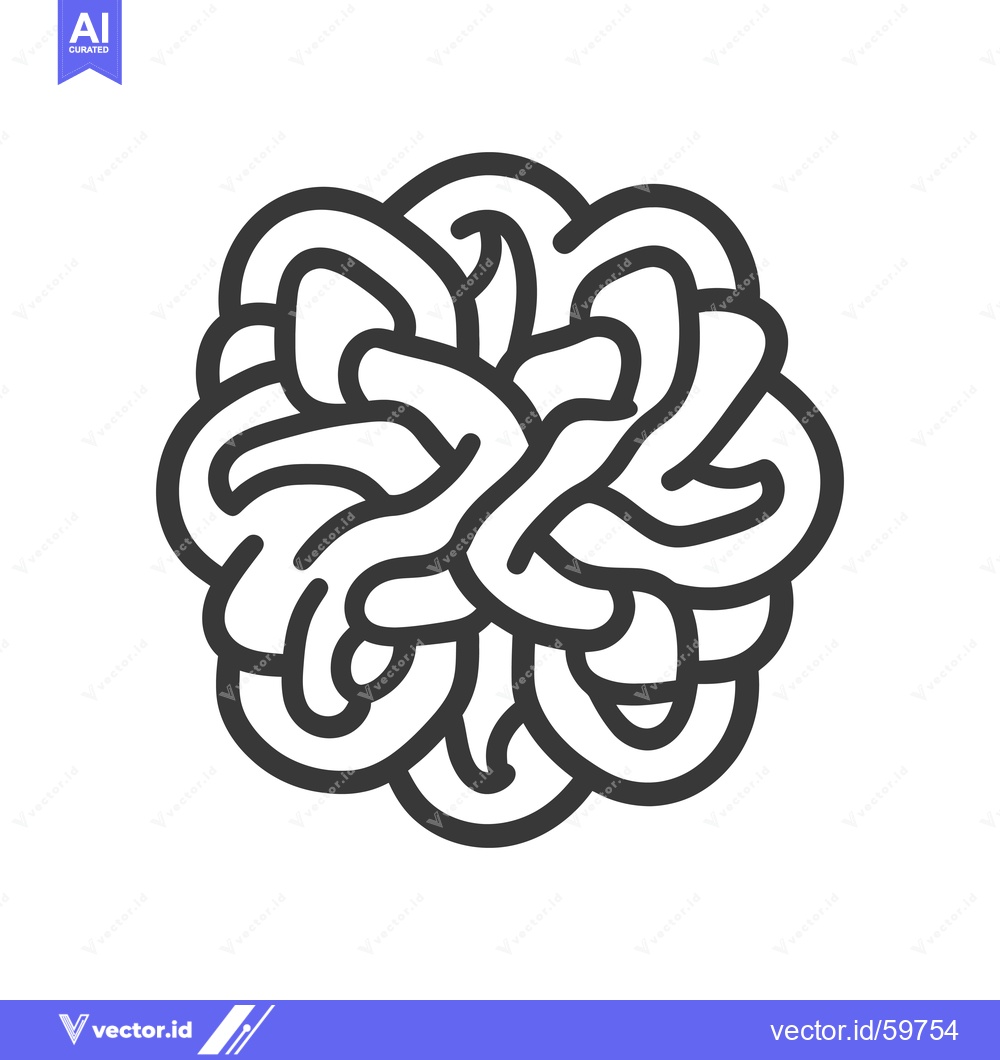 Premium Vector of Abstract tangled lines forming a floral design