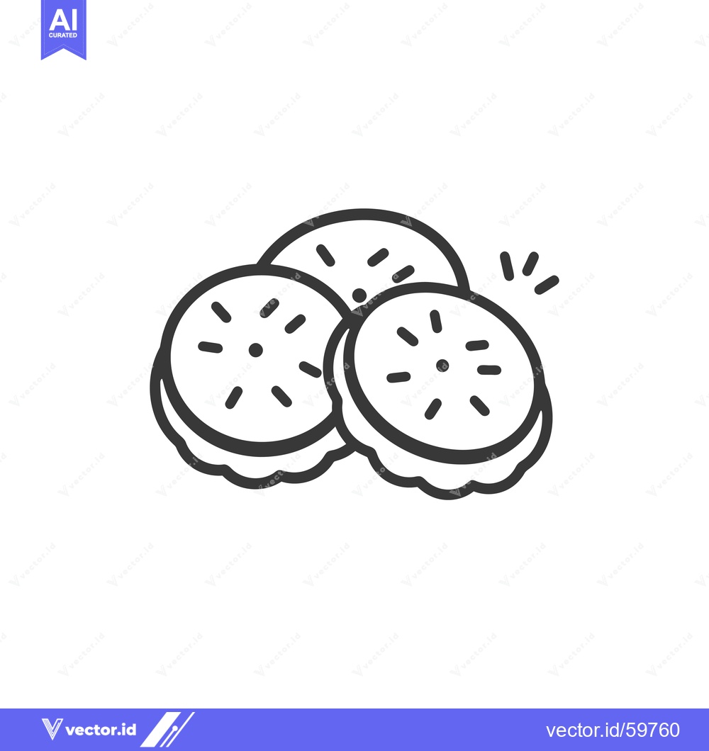 Premium Vector dari Three Slices Of Cucumber A Refreshing Snack
