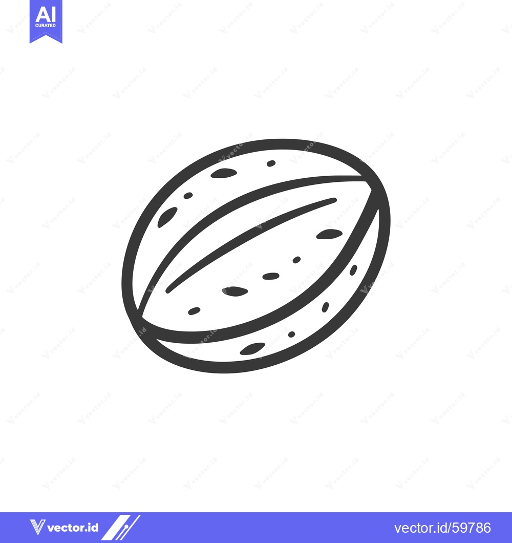 Premium Vector of Single coffee bean line art graphic illustration