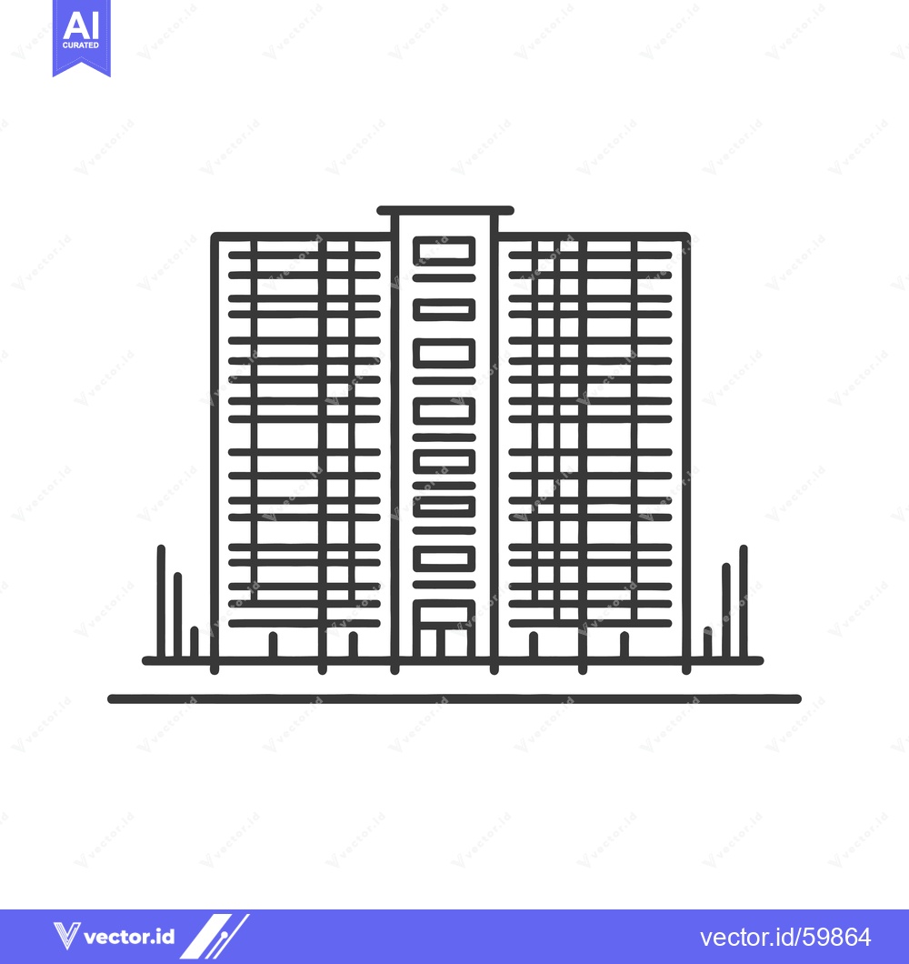 Premium Vector dari Modern Apartment Building Cityscape Architectural Design