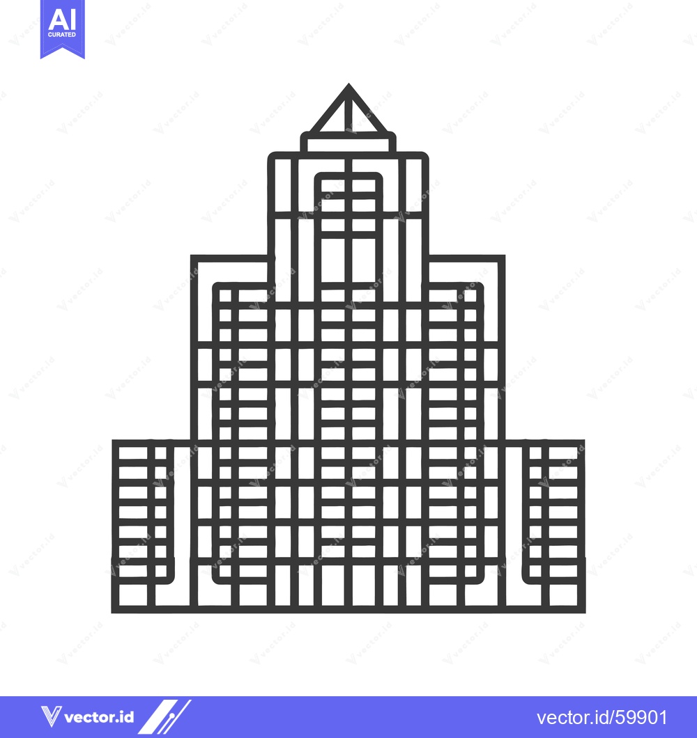 Premium Vector dari Modern City Building Architectural Design Illustration