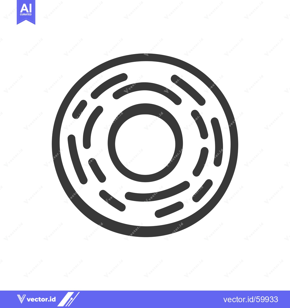 Premium Vector dari Circular Design With Concentric Rings And Lines