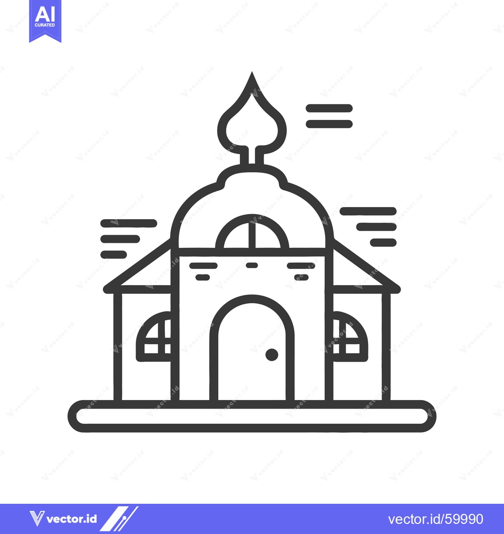 Premium Vector of Simple Line Drawing of a Small House