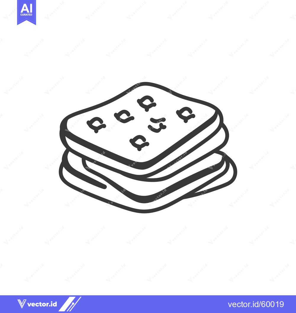 Premium Vector dari A Stack of Delicious Waffles Ready To Eat