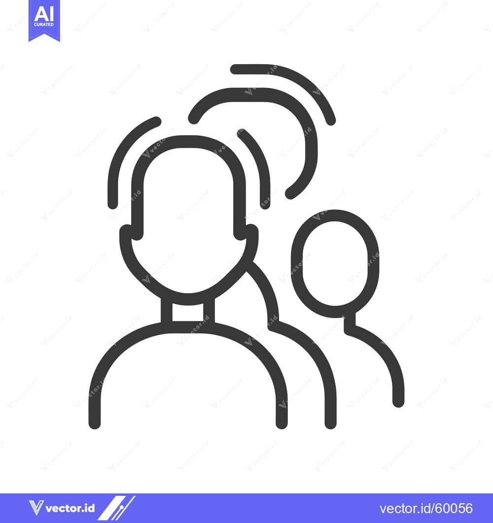Premium Vector dari Two People with One Person Receiving a Signal