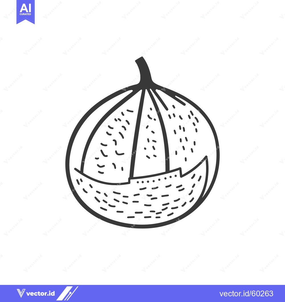Premium Vector dari A hand drawn illustration of a fig fruit