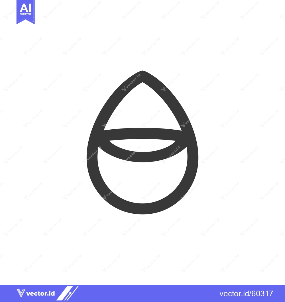 Premium Vector dari Abstract Water Drop Icon Design Illustration