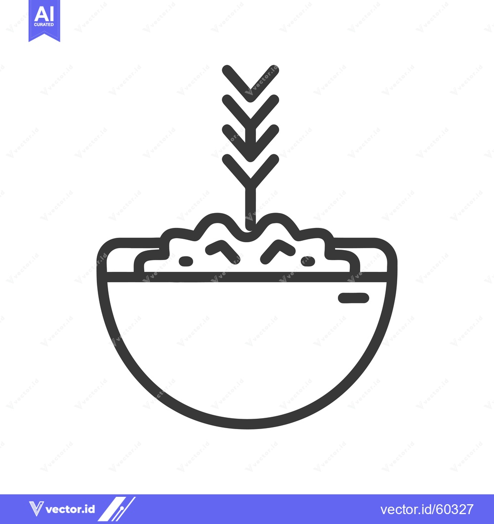 Premium Vector of Plant Sprouting from Soil in a Bowl