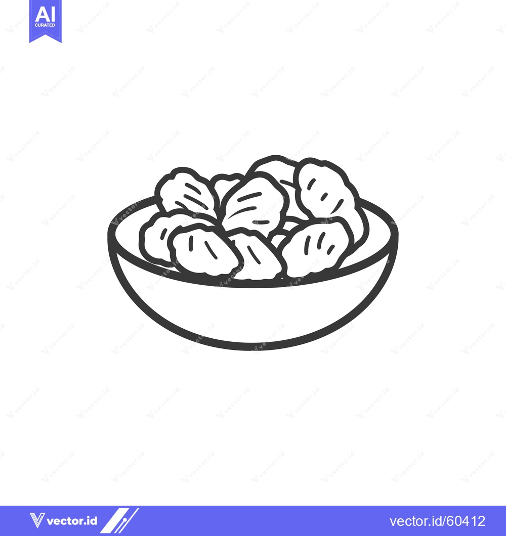 Premium Vector dari A bowl of raisins a healthy snack option