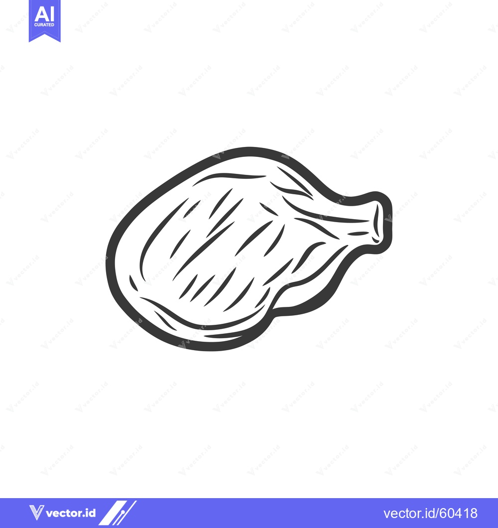 Premium Vector of A Simple Line Drawing Of A Single Fig