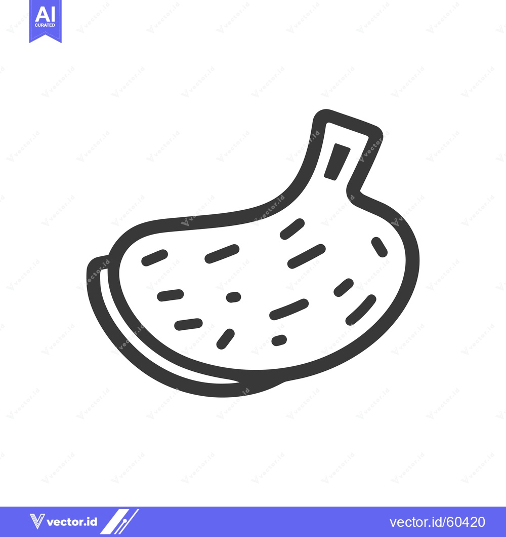 Premium Vector dari Line art illustration of a human stomach