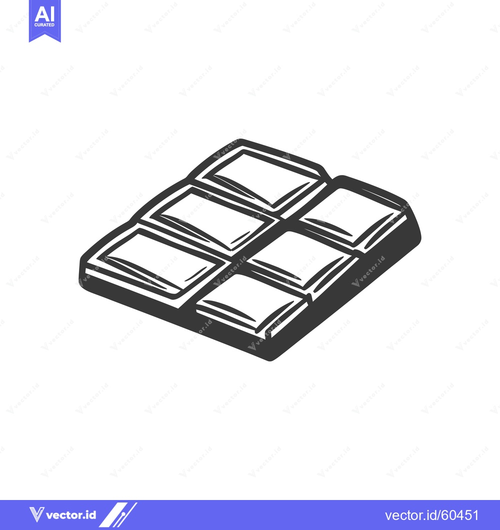 Premium Vector of A Hand Drawn Image Of A Chocolate Bar