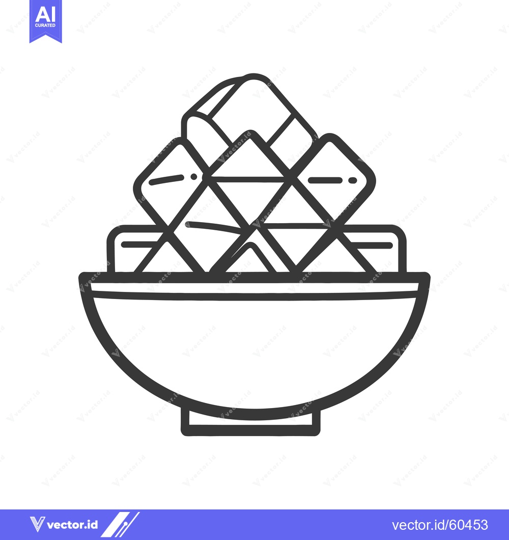 Premium Vector of Geometric shapes arranged in a bowl design