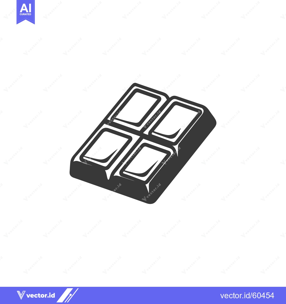 Premium Vector of A simple illustration of a chocolate bar