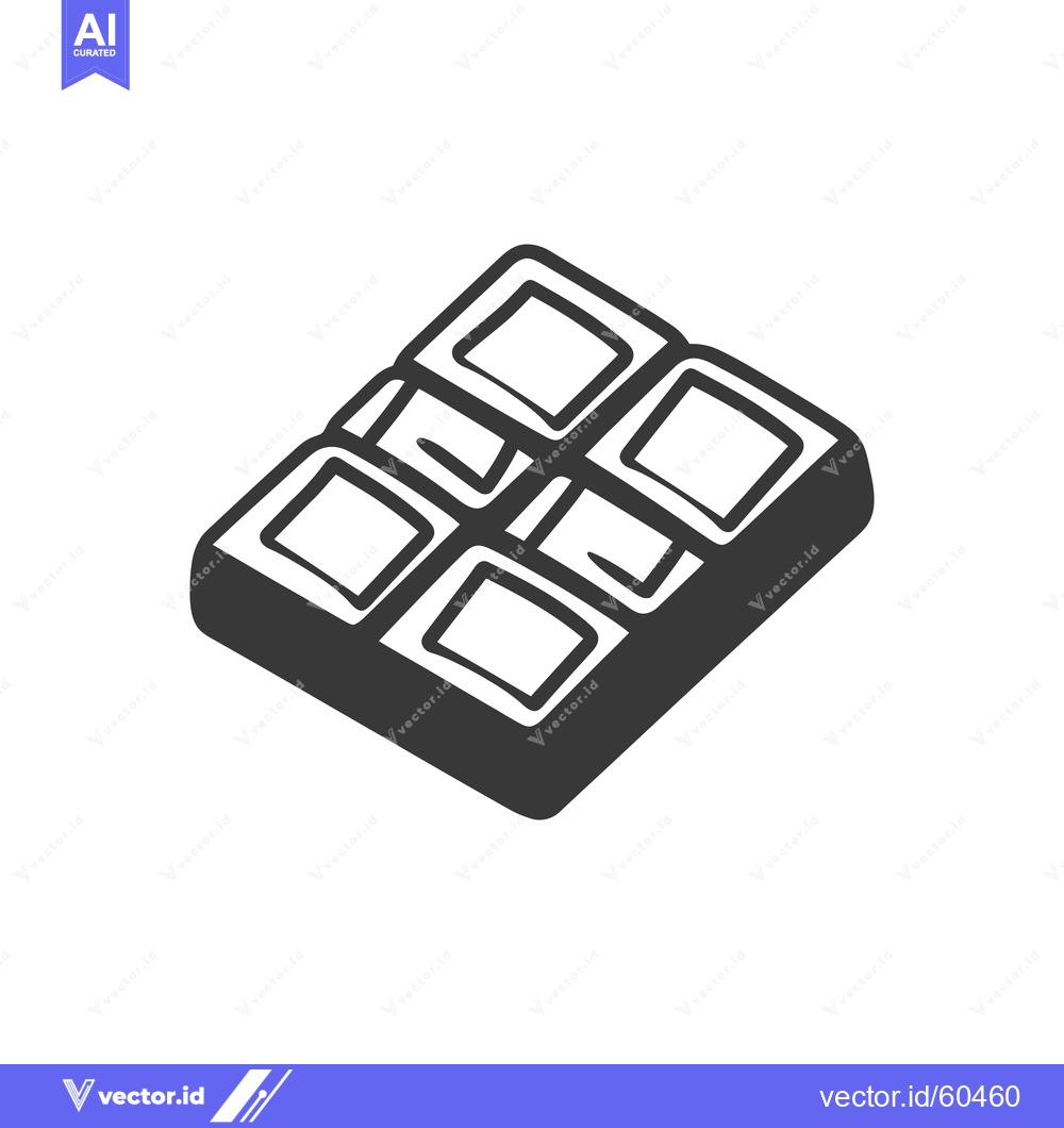 Premium Vector of A simple illustration of a chocolate bar