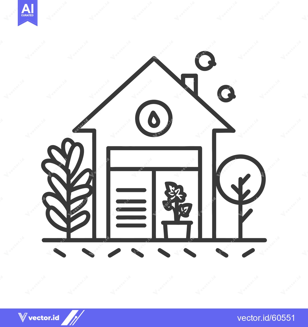 Premium Vector of Greenhouse Building With Plants And Irrigation System