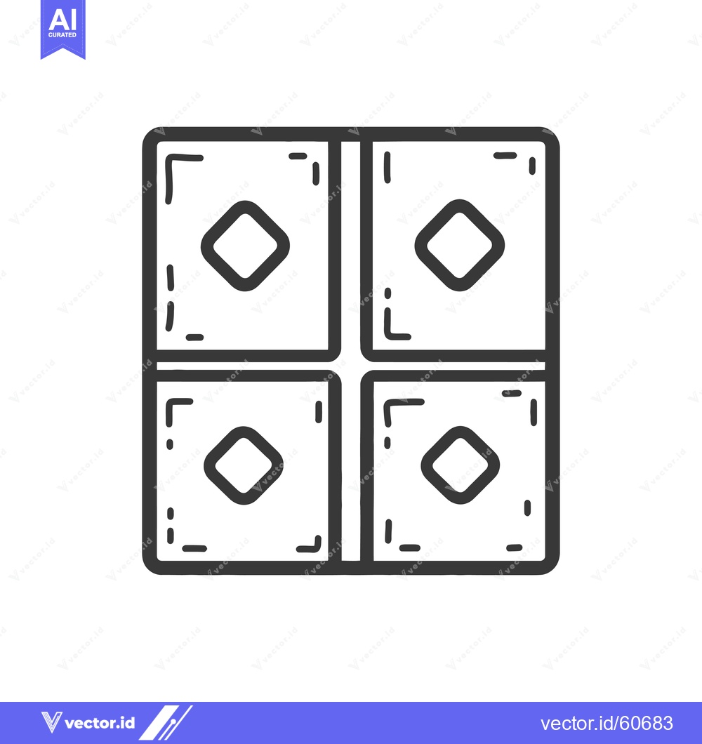 Premium Vector dari A simple illustration of a tiled floor design