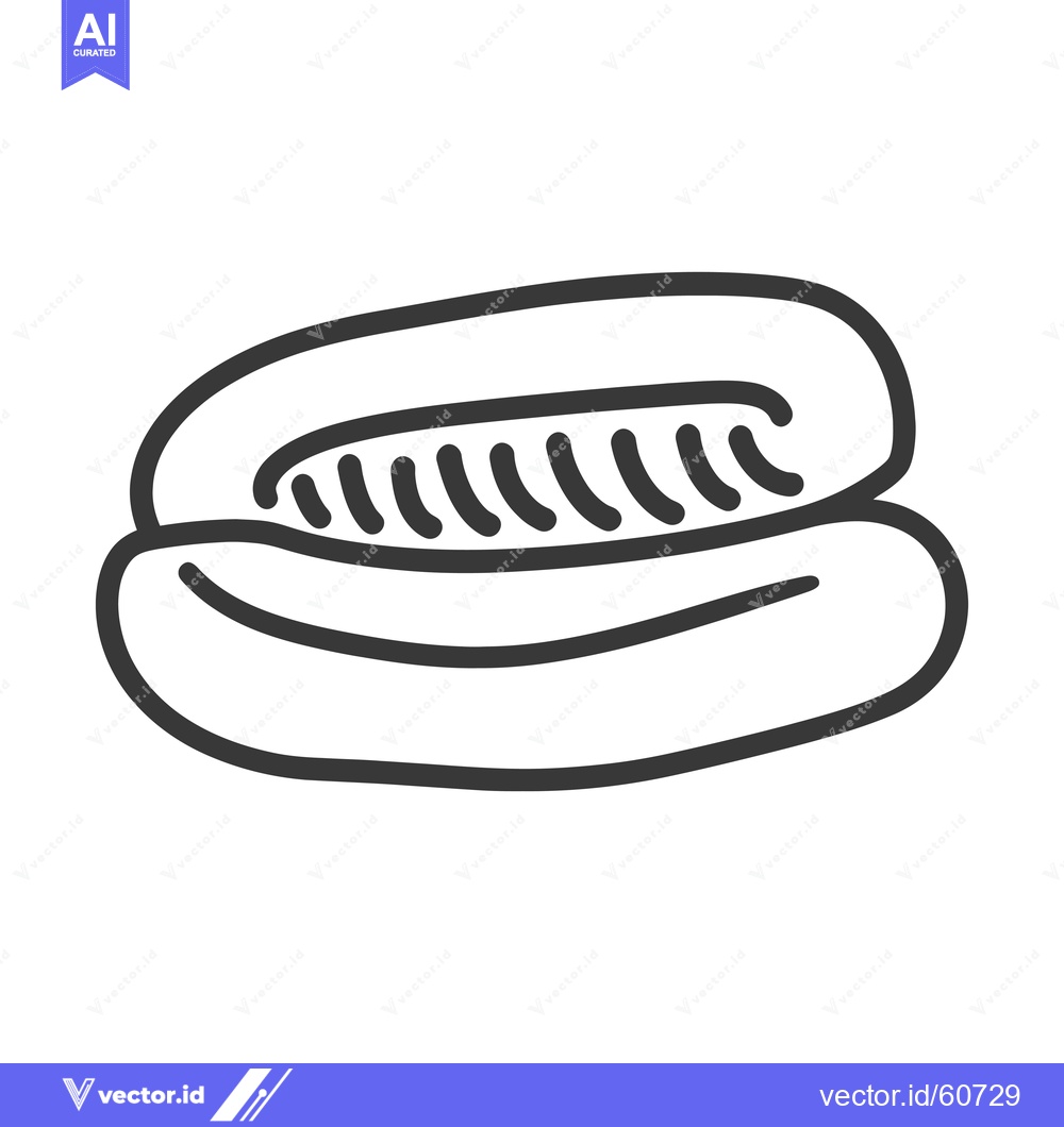Premium Vector dari Line drawing of a single date fruit