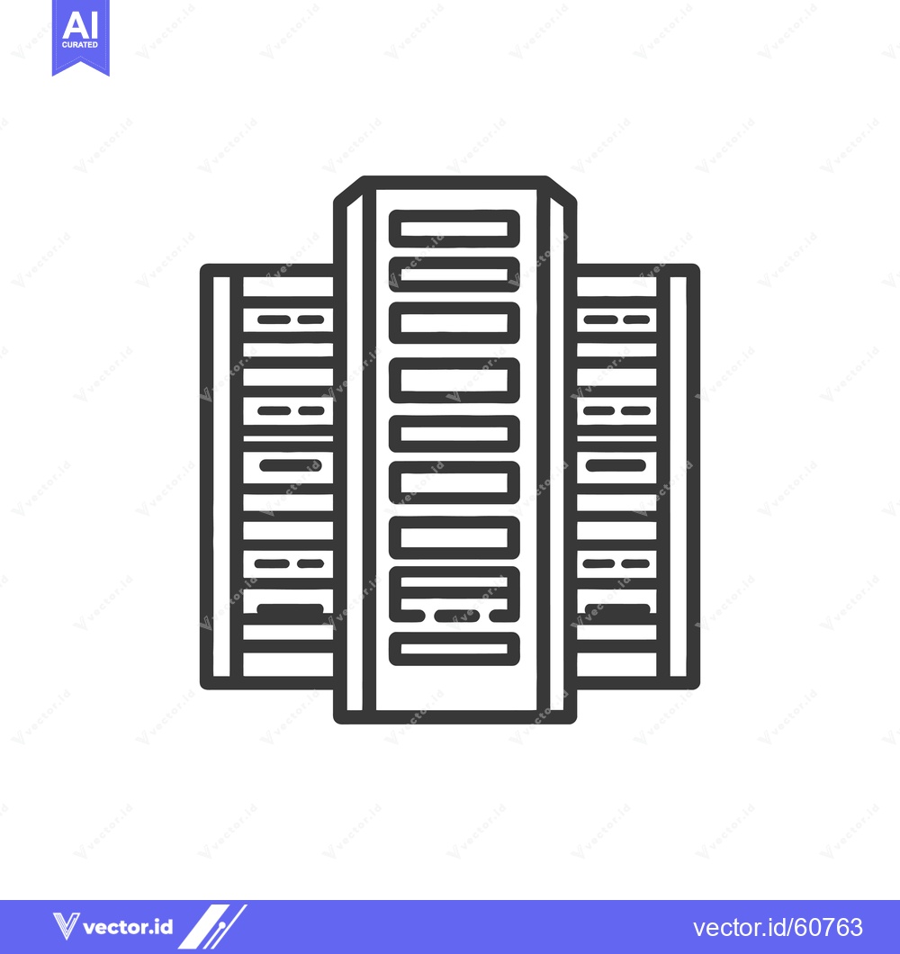 Premium Vector dari Server Rack Data Center Infrastructure System