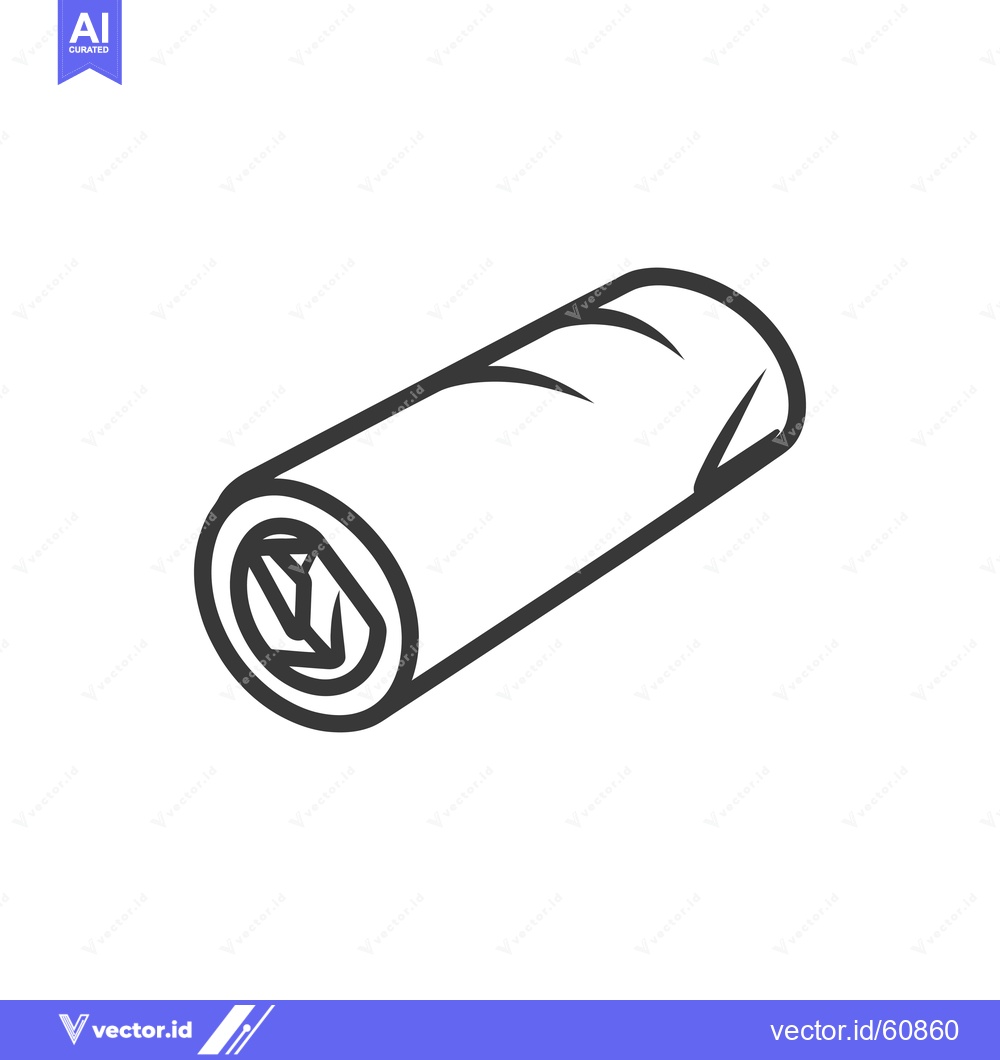 Premium Vector of Rolled Sweet Pastry Dessert Culinary Treat