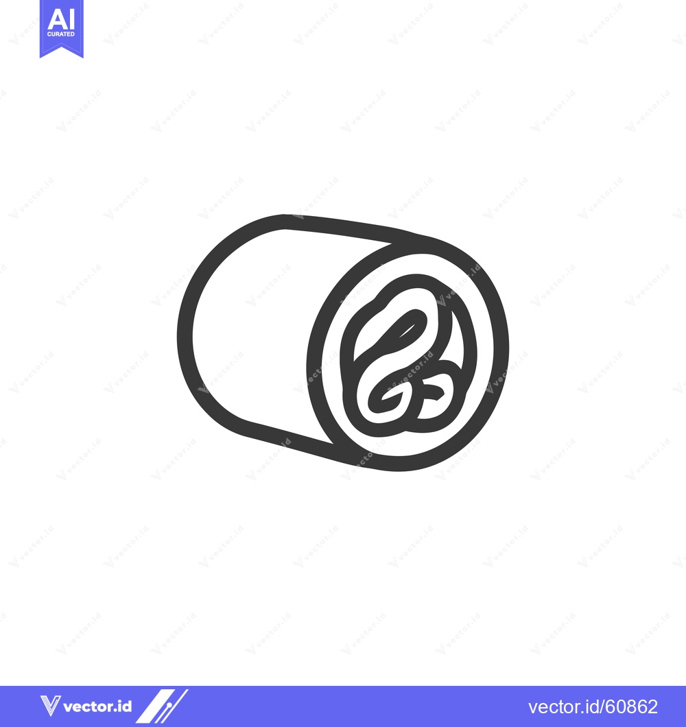 Premium Vector dari Rolled meat a delicious food item