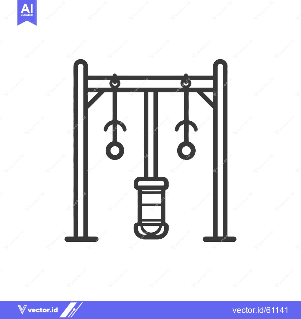 Premium Vector of A simple black and white illustration of playground equipment