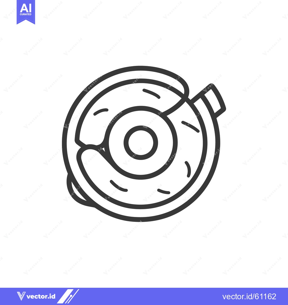 Premium Vector of Simple black and white image depicting a mechanical component design