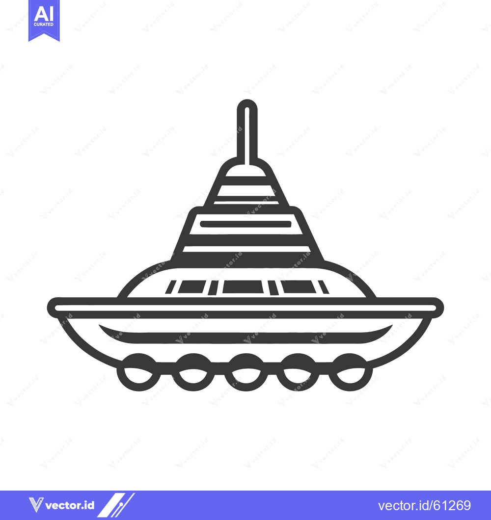 Premium Vector dari A stylish graphic illustration of a luxury modern yacht design