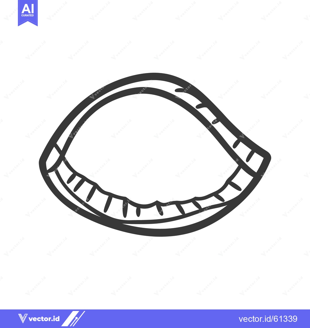 Premium Vector dari A simple hand drawn illustration of an empty measuring tape