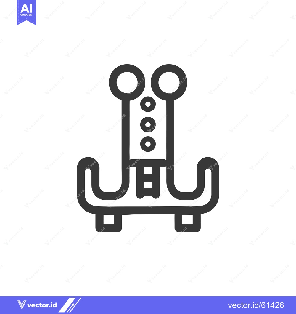 Premium Vector of Black and white line art illustration of a rollercoaster