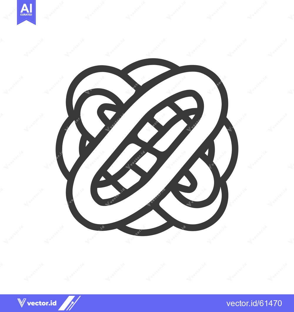 Premium Vector of A black and white intricate geometric symbol or pattern design