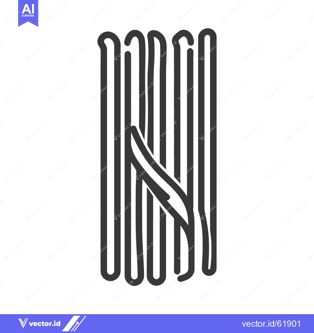 Premium Vector dari Dark grey linear design featuring a stylized letter N shape