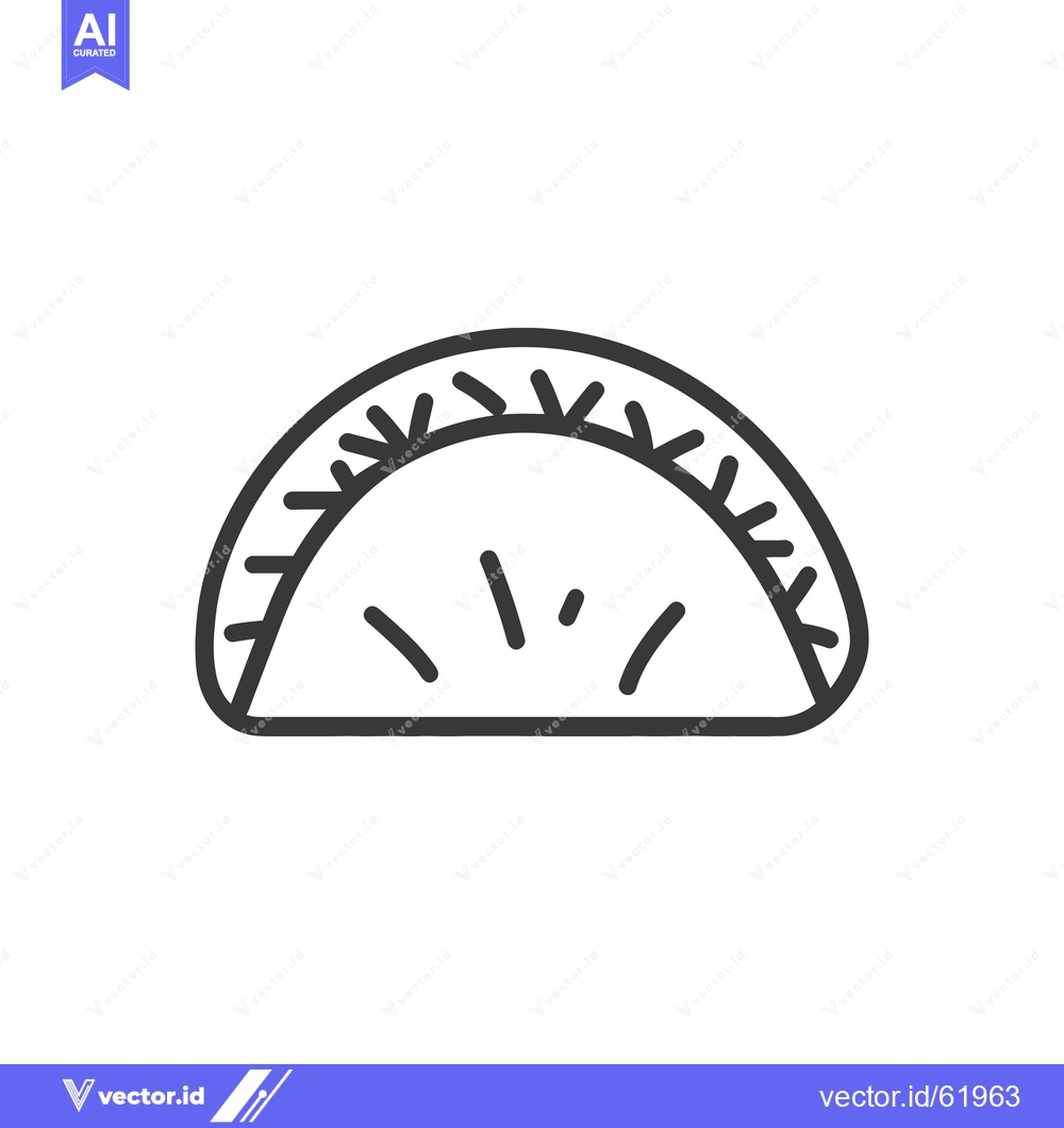 Premium Vector dari An illustration depicting a semi circle filled with various lines