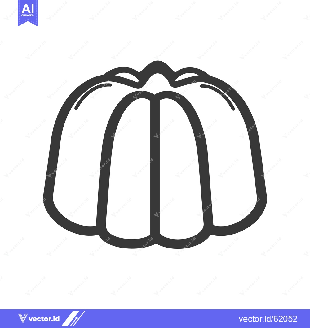 Premium Vector dari A black and white image of a decorative jelly