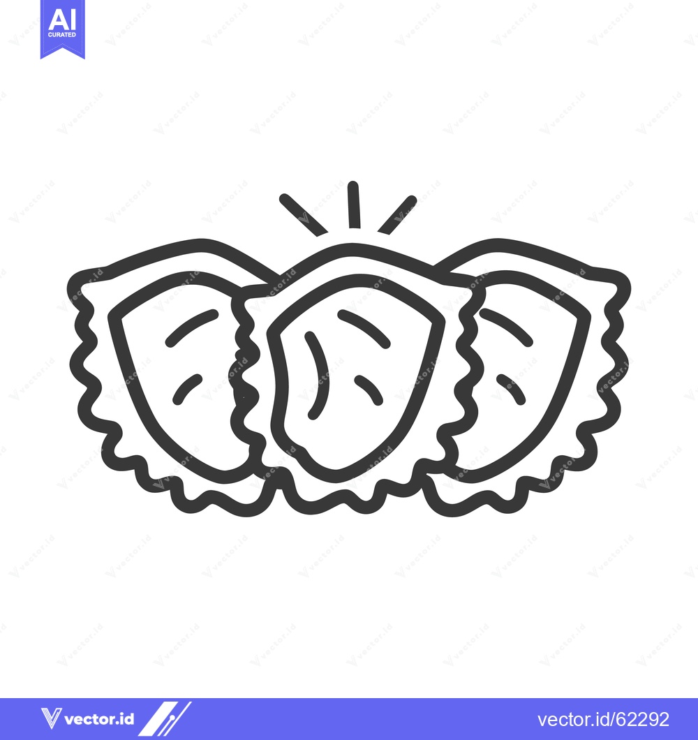 Premium Vector of Simple graphic illustration featuring a cluster of filled food pieces